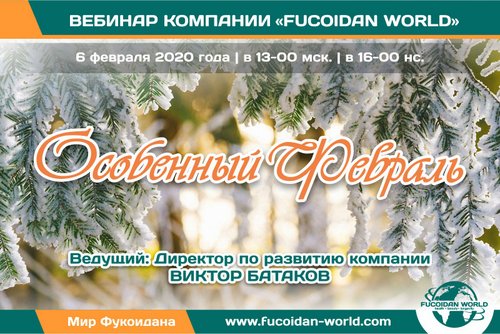 Вебинар 6 февраля 2020 года. "Особенный Февраль".
