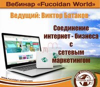 Вебинар 26 января 2017 года. "Соединение интернет-бизнеса и сетевого маркетинга"