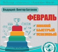 Вебинар 2 февраля 2017 года. "Февраль. Быстрый Ловкий Успешный"