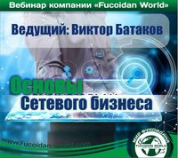 Вебинар 9 февраля 2017 года. "Основы сетевого бизнеса"