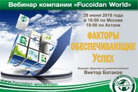 Вебинар 28 июня 2018 года. "Факторы обеспечивающие Успех"
